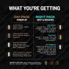 ONNIT Total Human Adult Multivitamin Dietary Supplement Comprehensive Capsule Packs with Day and Night Support, Daily Vitamin Packs for Men and Women, Dietary Supplement Capsules, 30-Day Supply view 4