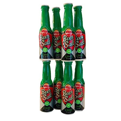 Twang Lime Beer Salt | Lime Flavored Beer Salt | Pack of 8 Bottles | 1.4 oz Each Bottle