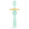Haakaa 360 Food Grade Silicone Baby Toothbrush - 6M+ With Shield & Base Design, 1pc (Blue) view 1