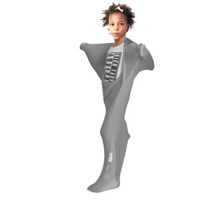 Alnkids Dynamic Movement Sensory Body Sock - Updated Version (Gray, Large)