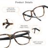 LifeArt Blue Light Blocking Glasses, Anti Eyestrain, Computer Reading Glasses, Gaming Glasses, TV Glasses for Women Men, Anti Glare (Tortoise, 0.25 Magnification) view 2