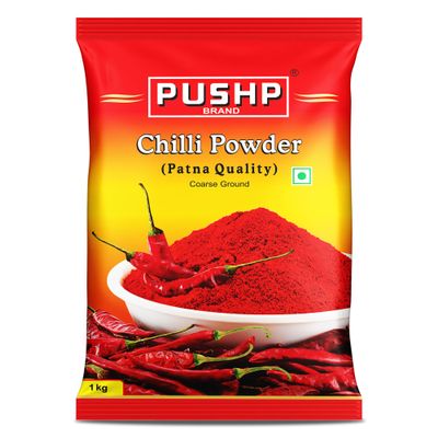 Pushp Chilli Powder 1kg (Coarse Ground)