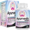 Ayurvedic Herbs 17-in-1 Supplement | Mind & Body Balance | Ayurveda Health Support Blend | Ayurvedic Supplements | 1-Month Supply | 30 Capsules view 1