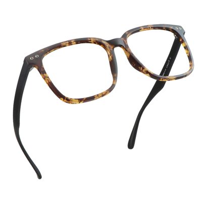 LifeArt Blue Light Blocking Glasses, Anti Eyestrain, Computer Reading Glasses, Gaming Glasses, TV Glasses for Women Men, Anti Glare (Tortoise, 3.75 Magnification)