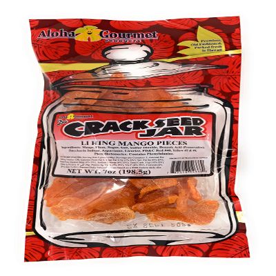 Aloha Gourmet - Da Crack Seed Jar - Li Hing Mango Pieces