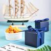 AWELL Navy Blue Gift Candy Box Bulk 2x2x2 inches with Blue Ribbon Party Favor Box,Pack of 50 view 4