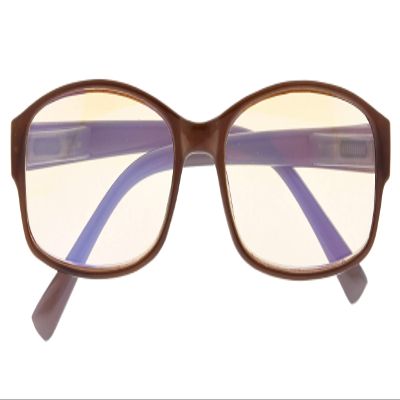 CessBlu Small Lens UV Protection Screen Readers Ladies Computer Reading Glasses Women(Brown)+1.75