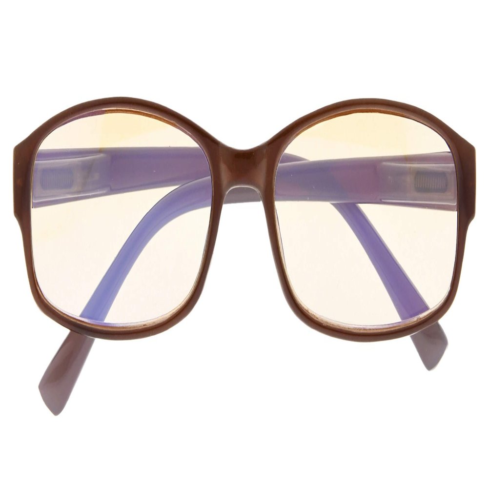 CessBlu Small Lens UV Protection Screen Readers Ladies Computer Reading Glasses Women(Brown)+1.75