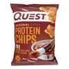 Quest Nutrition BBQ Protein Chips, 19g Protein, 4g Net Carb, Gluten Free, 1.1 oz (Pack of 12) view 1