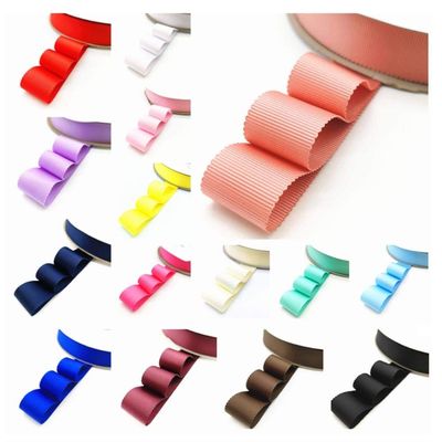 1"(25mm) Ployester Petersham Ribbon for Wedding Decoration Gift Wrapping Hair Bows DIY Christmas Ribbon (5 Yards,Black)