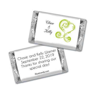 100 ct Wedding Favors Wrappers for Miniatures (100 Pack) Bridal Shower Favors for Guests