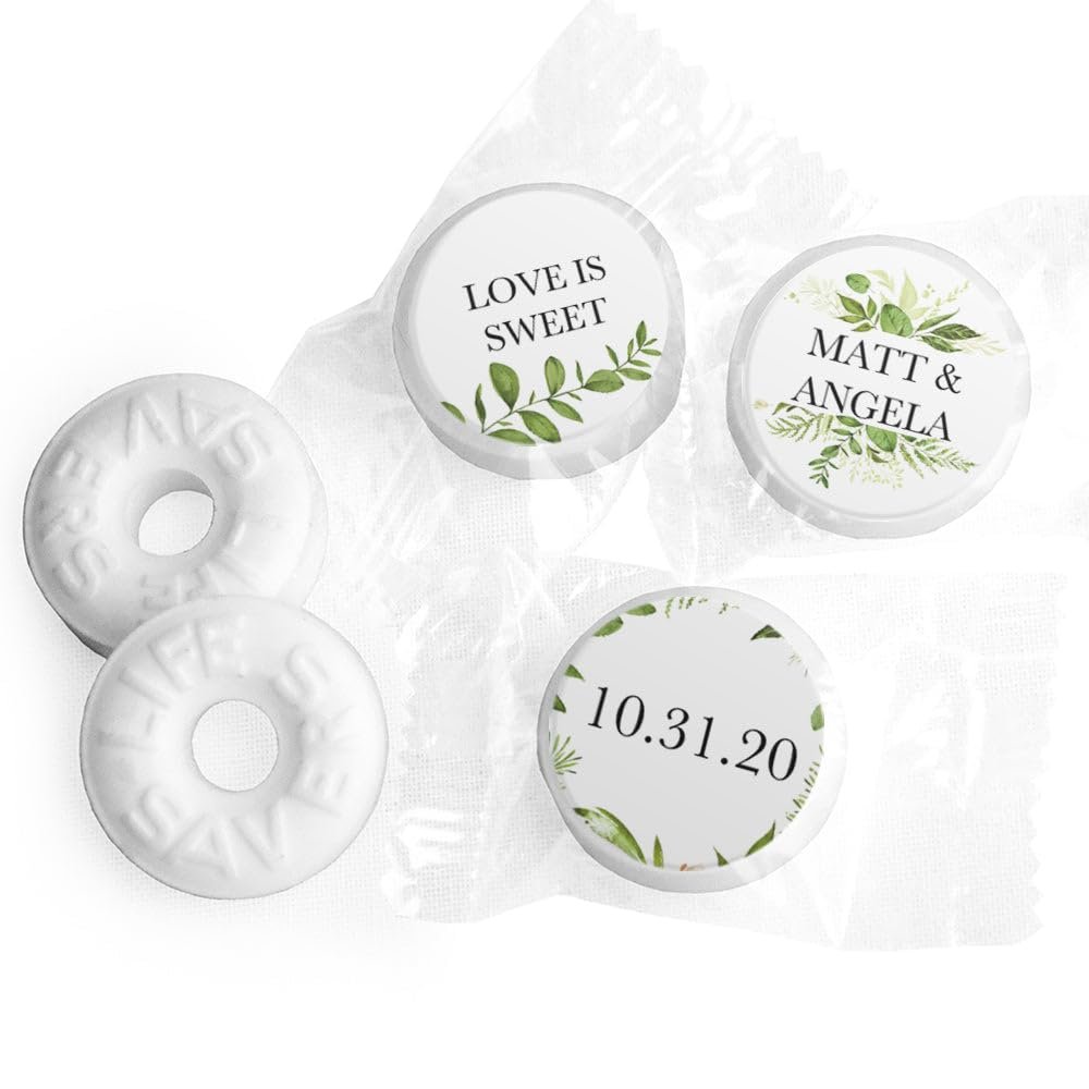 Wedding Mints Personalized Mints (Approx 365pcs) - Wedding Favors for Guests