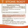 Secrets of the Tribe Stone Root 60 Capsules, 1000 mg, Responsibly farmed Stone Root (Collinsonia Canadensis) Dried Root (60 Capsules) view 3
