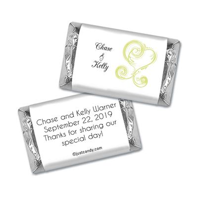 100 ct Wedding Favors Wrappers for Miniatures (100 Pack) Bridal Shower Favors for Guests