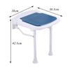 LIYIN-Bath stool Lightweight Wall-Mounted Handicap Shower Seats for Adults,Foldable Aluminum Alloy Shower Seat for Seniors view 2