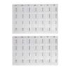 2 Pack Weekly Pop Up Pill Box Storage Organizer 7 Day Medication Compartment Set 7-Day Pill Case Medicine Planner Vitamin Organizer 4 Times a Day AM/PM/Noon/Bed, Compartments Clear Lids view 4