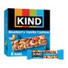 KIND Healthy Snack Bar, Blueberry Vanilla Cashew, 5g Protein, Gluten Free Bars, 1.4 OZ, (60 Bars) view 1