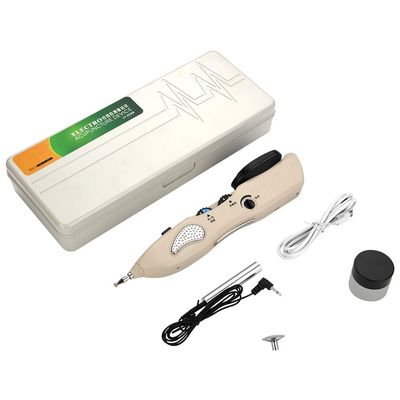 Wandisy Acupuncture Pen, Cordless Rechargeable Electronic Acupuncture Needle Pens Health Care Pen Massage Pen Powerful Meridian Energy Pen Relief Pain Tools