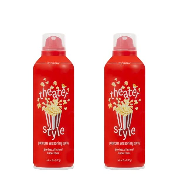 Winona Popcorn Butter Spray 5 Ounce Pack of 2