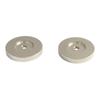 Kingston Brass GDRF814126 Laurel 1-1/4-Inch Brass Grab Bar Flange (1 Pair) in Polished Nickel view 1