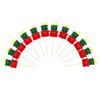 12pcs Christmas Cake Topper Cupcake Topper Cupcake Picks for Xmas Birthday Party Decoration - Gift Boxes Shape view 4