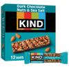 KIND Nut Bars, Dark Chocolate Nuts and Sea Salt, 1.4 Ounce, 60 Count, Gluten Free, 5g Sugar, 6g Protein view 1