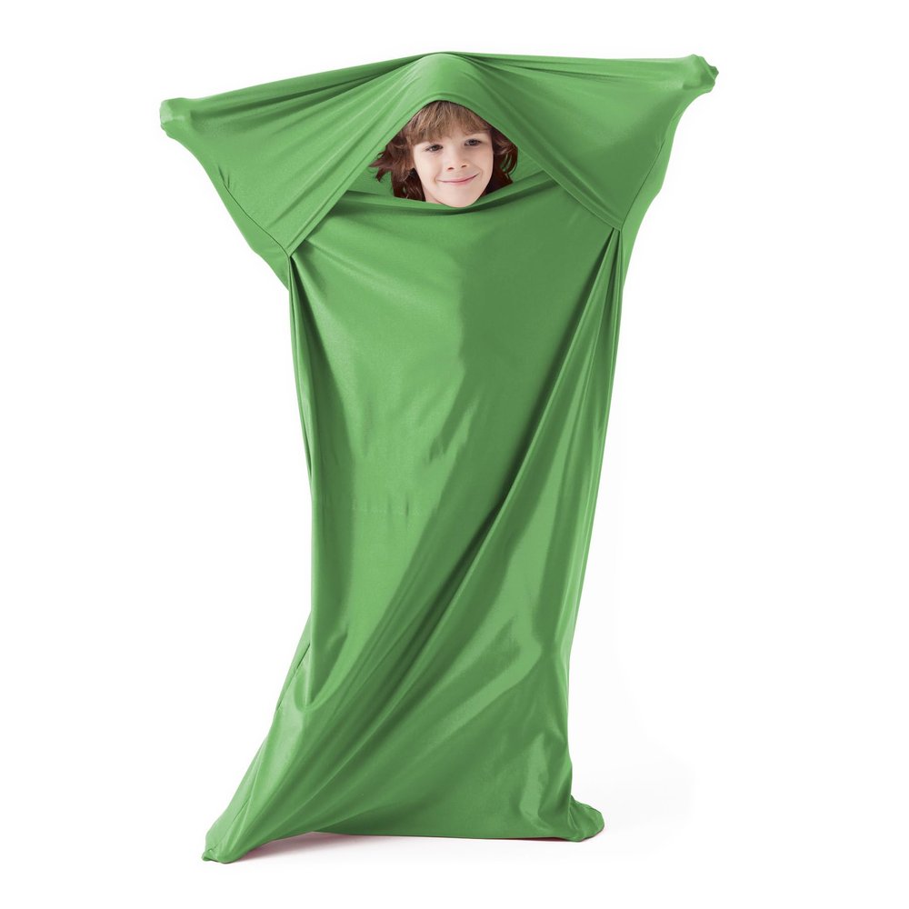SANHO Premium Sensory Sock Body Sock, Large, Perfect for Children with Sensory Processing Disorder, Updated Version (Green)