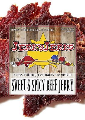 Sweet and Spicy Beef Jerky Jerks 7oz