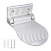 Shower Foot Rest, Shaving & Washing Foot Rest, Heavy Duty Aluminum Alloy Shaving Shelf Fold-Up Shower Foot Rest for Shaving Legs Shower Combo Set (Silvery) view 1