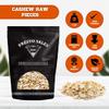 Cashews Fresh Quality Large Pieces Raw Nuts, Packed in 1 lbs. (16 oz.) Resealable Bag, Kind to your Body, Healthy Protein, Vitamin & Mineral Nutritional Content, Vegan snack by Presto Sales LLC view 3