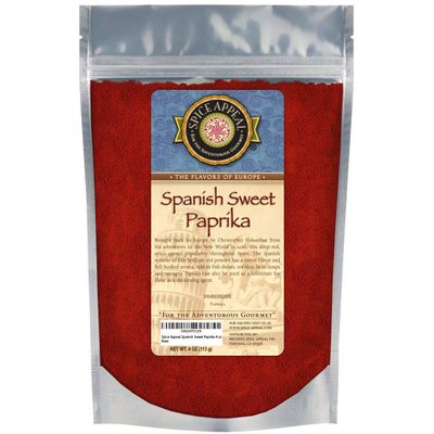 Spice Appeal Spanish Sweet Paprika in resealable stay fresh pouch 4 oz