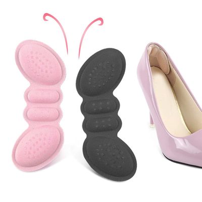 3 Pairs Shoe Inserts to Make Big Shoes Fit Shoe Filler Improved Shoe Fit and Comfort 3D bufferfly Anti Slip for Women High Heels Flats Dress Shoes (Thick-3mm)