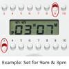 e-Pill 6 Alarm Pocket Timer - Pill, Vitamin and Medicine Medication Reminder - Easy to Hear and Set view 4