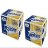 1-Ply Everyday White Napkins 11.4 x 12.5 (300 napkins x 8 packs = 2400 total napkins) view 1