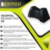 Occipital Release Tool 2.0 - Cervical Traction for Neck and Shoulder Pain Chiropractic Alignment Pivot Device for Trigger Point Therapy Headaches Migraine and Stress (Black) view 4