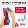 Tyroler Magnetic Window Cleaner Tool | The Glider D-3 AFC Double Sided Outside Window Cleaner Fits Windows 0.1"-1.1" Thick, Adjustable Control Magnet Window Cleaner Tool, Ideal Magnetic Glass Cleaner view 3