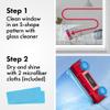 Tyroler Magnetic Window Cleaner Tool | The Glider D-3 AFC Double Sided Outside Window Cleaner Fits Windows 0.1"-1.1" Thick, Adjustable Control Magnet Window Cleaner Tool, Ideal Magnetic Glass Cleaner view 4