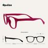 OPULIZE POP Reading Glasses for Women Men,Scratch Resistant Round Matt Frame with Spring Hinges, Pink, Purple +2.50 (Pack of 2) view 2