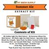 My Brew Supply Summer Ale Extract Kit | Golden Light, Wheat, & Pilsen Dry Malt Extract | Bitter Orange & Lemon Peel | Carapils Grain | Cascade Pellet Hops | American Ale Yeast | 5G Yield view 3