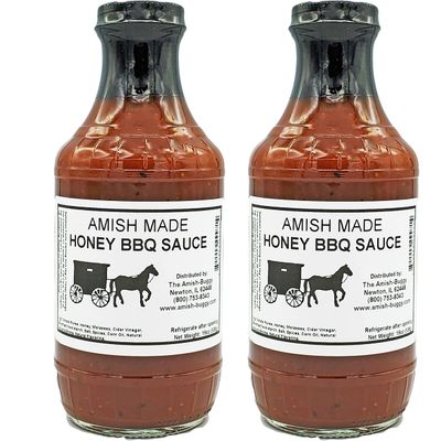 Amish Made BBQ Sauce (Honey (2 Jars))