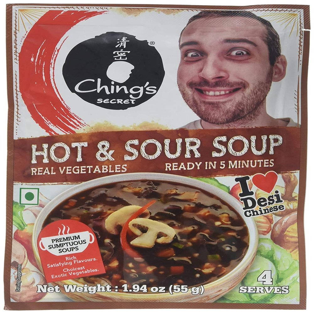 Ching's Secret Hot and Sour Soup, 55g (Pack of 6)