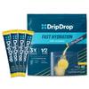 DripDrop Hydration Packets - Lemon - Single Serve Electrolytes Powder Drink Mix - Non-GMO, Gluten Free, Vegan - 32 Sticks view 1