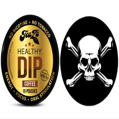 TeaZa Herbal Pouch Coffee 1 Can with DC Crafts Nation Skin Can Cover - Jolly Roger