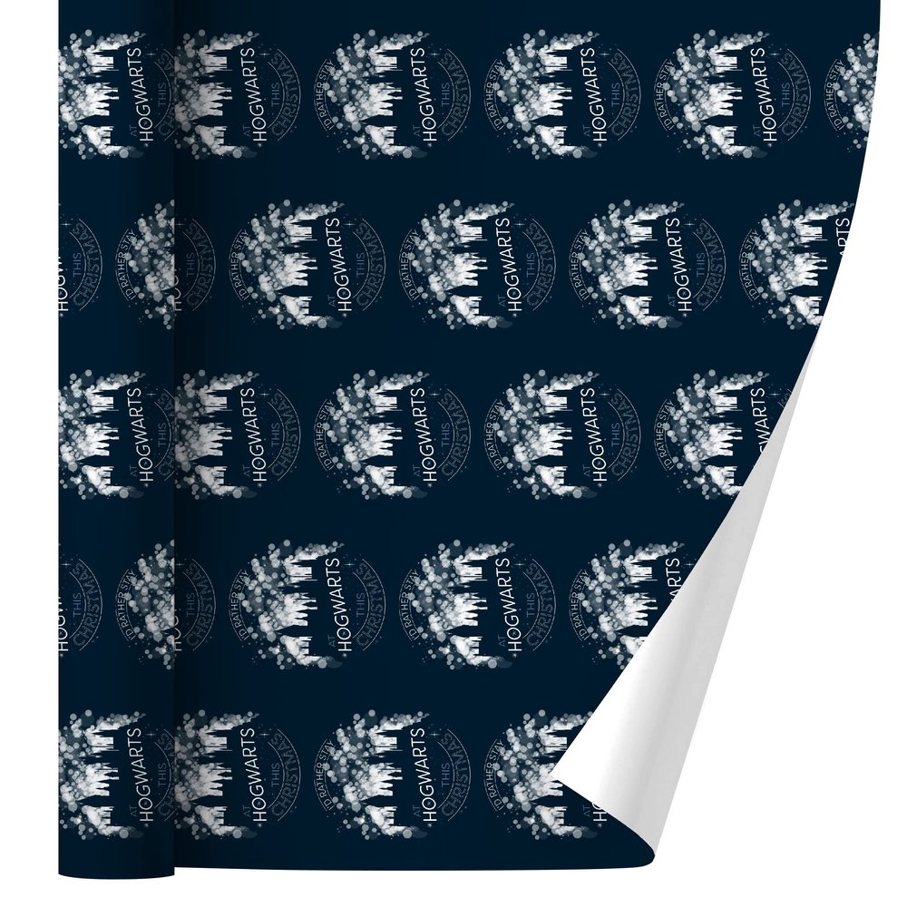 GRAPHICS & MORE Harry Potter Hogwarts for Christmas Gift Wrap Wrapping Paper Rolls