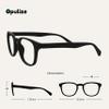 OPULIZE POP Reading Glasses for Women Men,Scratch Resistant Round Matt Frame with Spring Hinges, Black, Grey +1.50 (Pack of 2) view 2