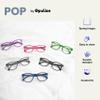 OPULIZE POP Reading Glasses for Women Men,Scratch Resistant Round Matt Frame with Spring Hinges, Black, Grey +1.50 (Pack of 2) view 4