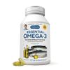 ANDREW LESSMAN Essential Omega-3 Mint - 180 Softgels - Ultra-Pure, High Potency Omega-3 Oils. High DHA, No Stomach Upset, No Contaminants, No Mercury. Small Easy to Swallow Softgels view 1