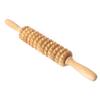 Tuuli Wooden Massage Roller for Waist and Thigh, Multi-Functional Body Roller for Cellulite Reduction and Muscle Tension, Natural Massager for Women and Men (Straight) view 2
