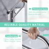 23.6 INCH Stainless Toilet Safety Rails, WochiTV Handicap Grab Bars for Elderly, Disabled Flip-Up Bathroom Grab Bar with Paper Holder,Toilet Handrails Hand Grips Handle Shower Assist Aid view 3