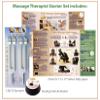 Ohm Therapeutics Massage Therapist Starter Set for Bodywork Practitioners and Sound Therapy Features Mid Ohm Set (2X 136.1 hz), Tuning Fork Activator, & Instructional Chart for Chair & Table Massage view 2
